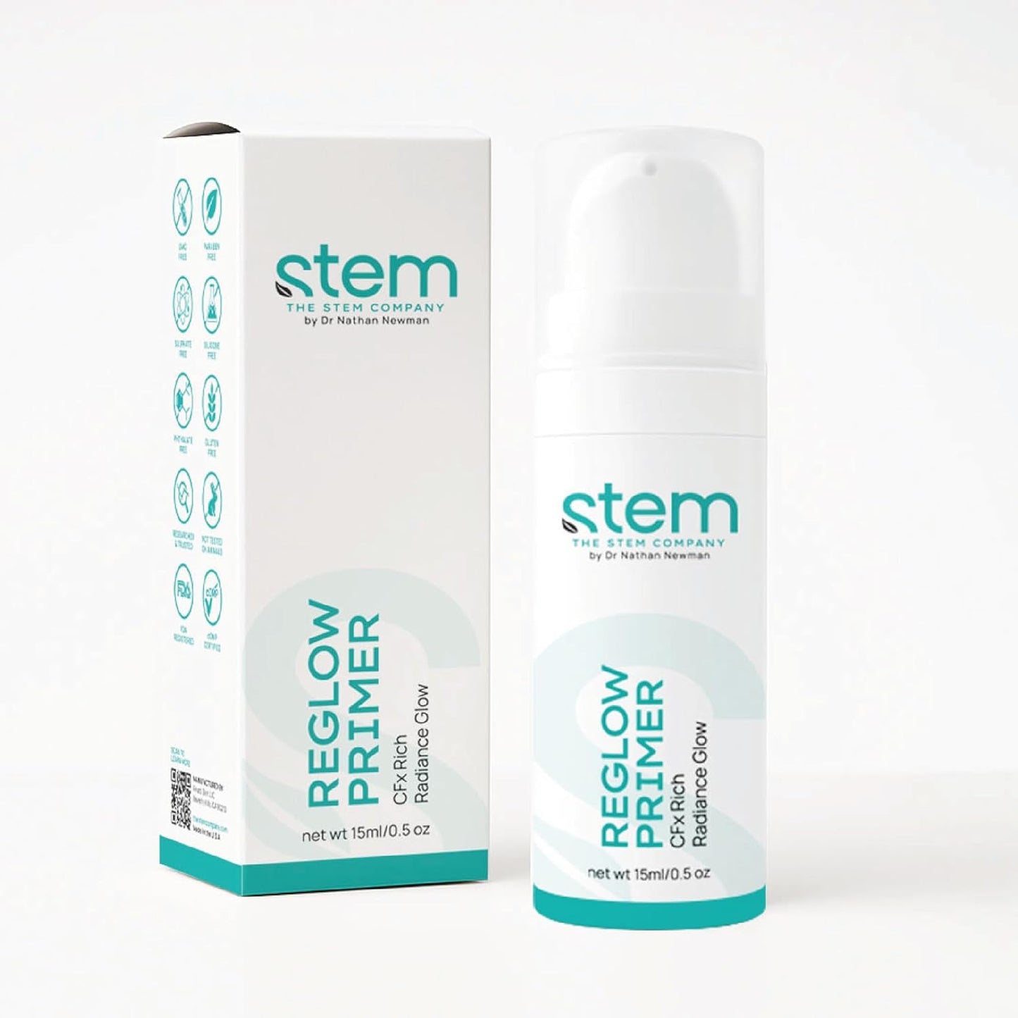 STEM Natural Intelligence ReGlow Primer - Alcohol-Free Hydrating Toner for Oily Skin | 0.5 oz