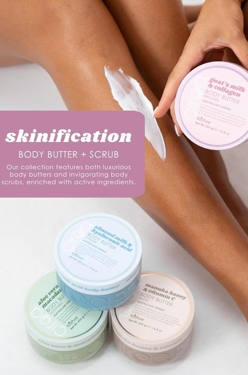 Ciroa Ultra-Hydrating Body Butter - Shea Butter & Glycerin with Almond Milk | 15.8 oz