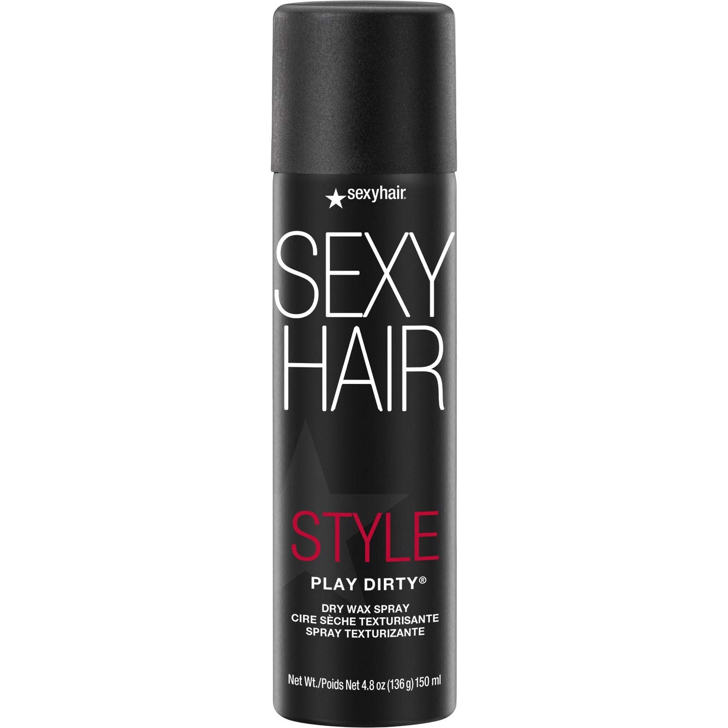 SexyHair Style Play Dirty Dry Wax Spray - Adds Body & Dimension for a Second-Day Look | All Hair Types