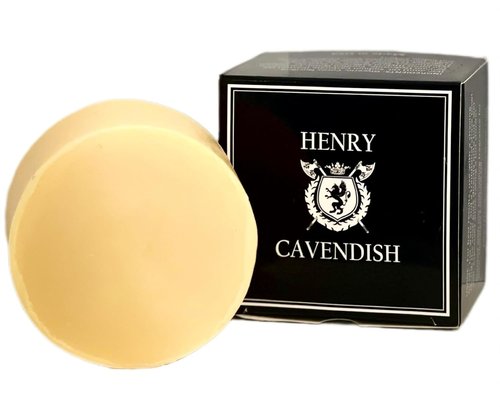 Henry Cavendish Himalaya Shaving Soap - All-Natural Shea Butter & Coconut Oil | 4 oz Long-Lasting Puck