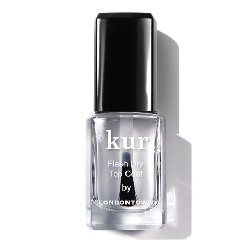 LONDONTOWN Kur Flash Dry Top Coat - Quick-Drying Nail Polish, 12 mL for Perfect Finish