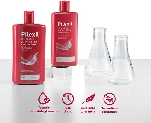 Pilexil Anti-Hair Loss Shampoo - Strengthens Hair & Reduces Thinning | 300mL Size