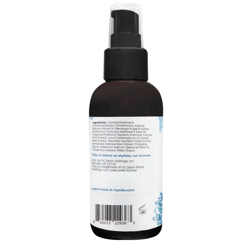 CIBU Nourishing Argan Oil Hair Serum - Lightweight Anti-Frizz & Heat Protectant | 4 Ounces