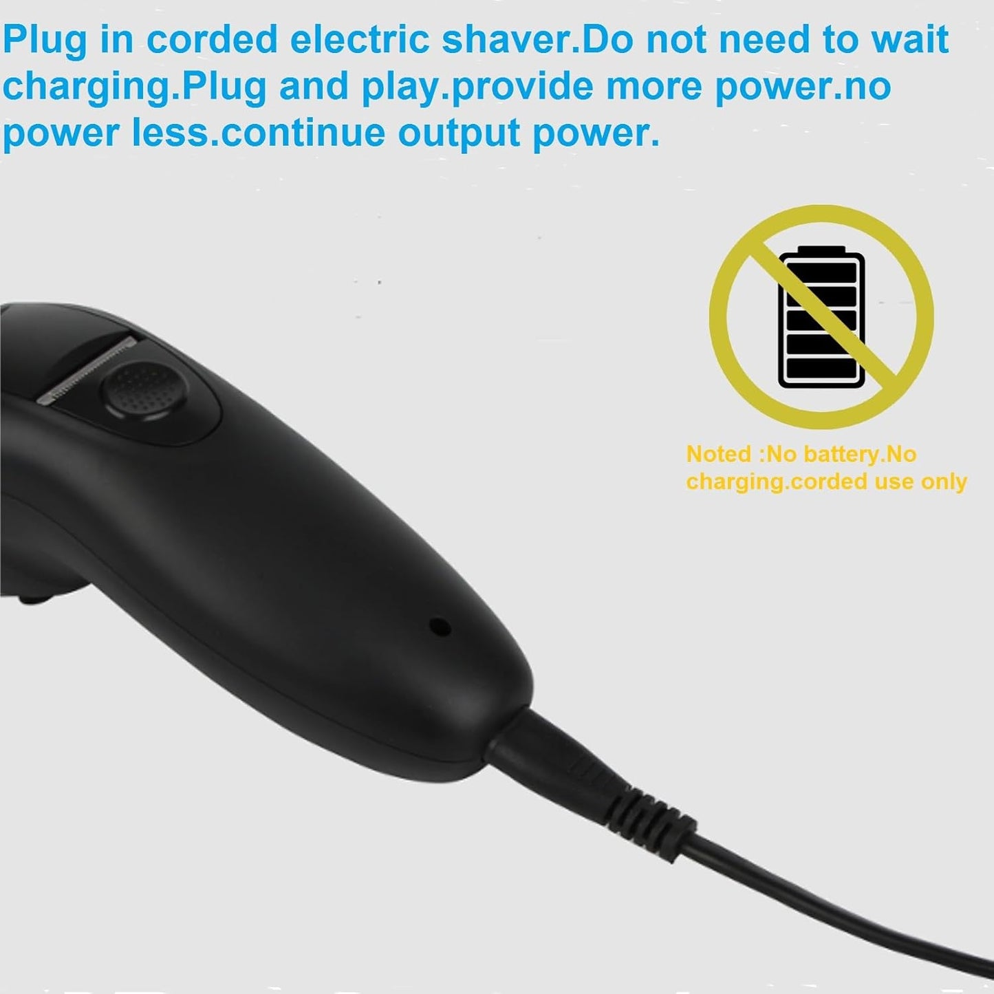 Skiennix Corded Electric Shaver - Professional 3D Float Razor for Close Shaves | Heavy Beard Trimmer
