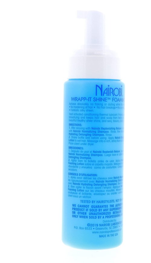 Nairobi Wrapp-It Shine Foaming Lotion 8oz by Nairobi