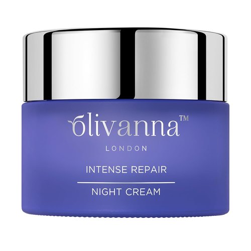 Olivanna Intense Repair Night Cream - Hydrating Face Moisturizer with Ceramides & Hyaluronic Acid - 1.6 oz