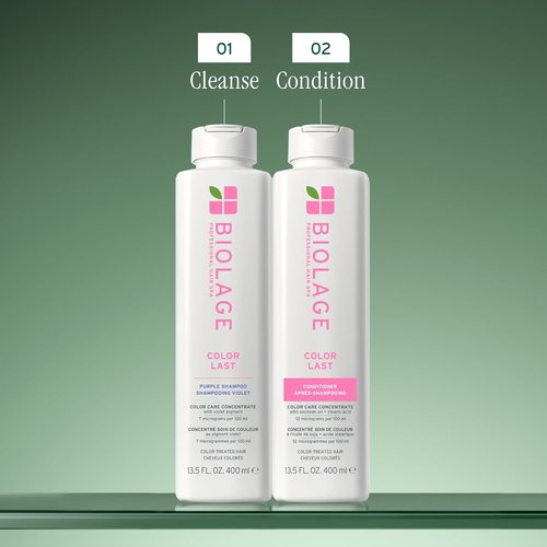 Biolage Color Last Purple Shampoo - pH Balancing Formula for Blonde Hair | Neutralizes Brass & Unwanted Warm Tones