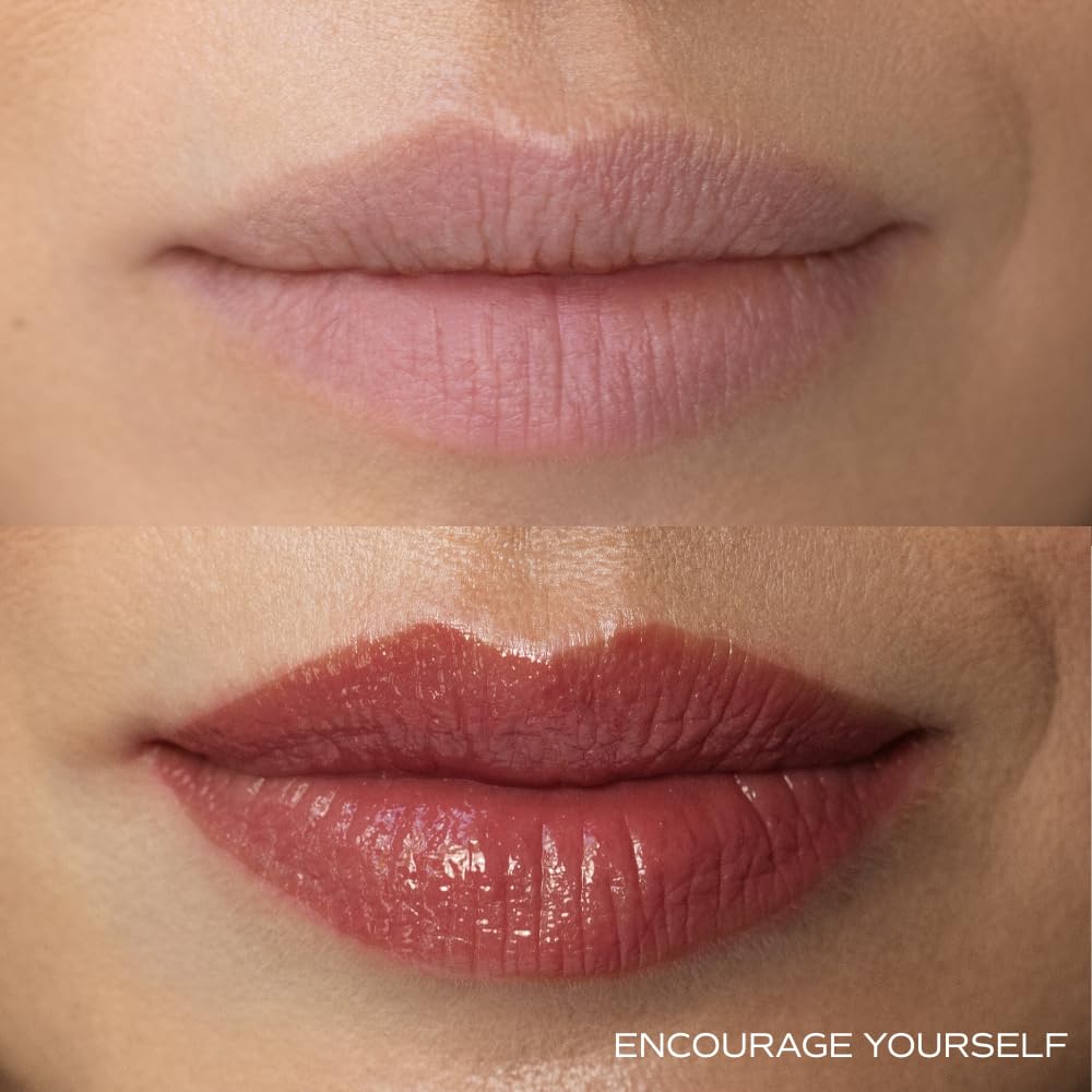 Your Best Self Peptide Lip Gloss - Non-Sticky, High Shine Formula with Hyaluronic Acid & Peptides