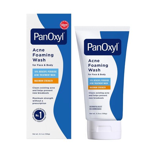 PanOxyl Foaming Acne Wash - Maximum Strength Formula | 5.5 oz (Pack of 6) for Clear Skin