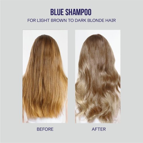 OLIGO PROFESSIONNEL - Blacklight Blue Shampoo - Sulfate-Free Formula for Blonde & Color-Treated Hair - 8.5oz