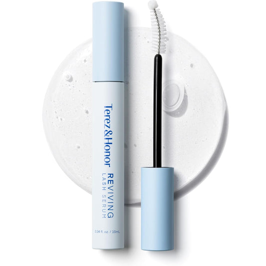 Terez & Honor Reviving Lash Serum - Vegan PDRN Lash Growth Formula for Longer, Fuller Lashes - Peptide & Biotin Conditioner