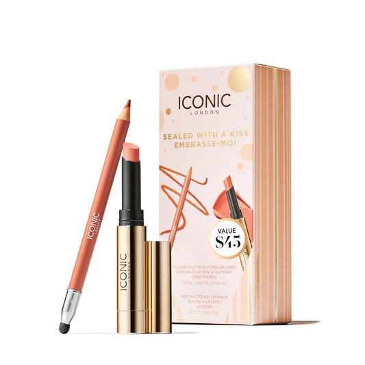 ICONIC LONDON Makeup Set - Natural Glow & Radiant Highlight | Travel-Friendly, Cruelty-Free, Vegan