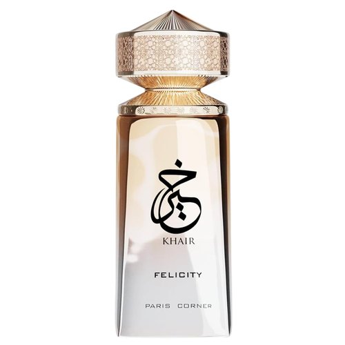 Paris Corner Khair Felicity Perfume - 3.4 fl oz | Joyful Unisex Fragrance with Champagne, Cassis, Rose, Vanilla, Musk