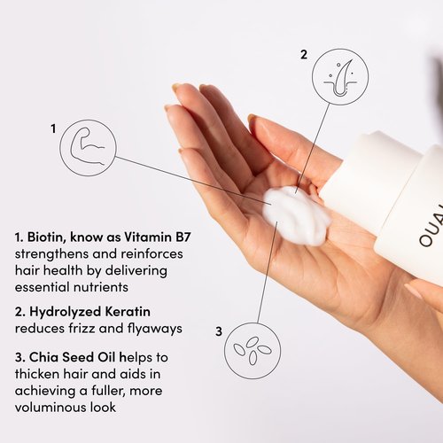 OUAI Fine Shampoo & Conditioner Set - Sulfate-Free Formula with Keratin & Shea Butter - 10 Fl Oz