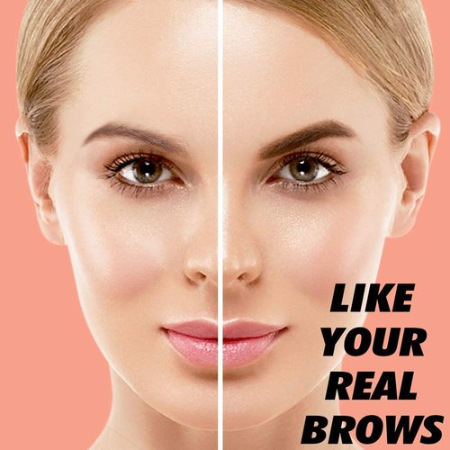 iMethod Eyebrow Pen - Natural-Looking Eyebrows with Micro-Fork Tip Applicator | Light Brown, All-Day Wear