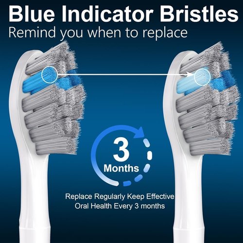 Philips Sonicare Replacement Toothbrush Heads - Charcoal Refills for HX6, HX9, C-2 Series | 10 Pack