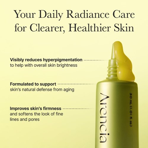 Arencia Vitamin C Booster Shot Serum - Glutathione & Niacinamide for Dark Spots & Fine Lines | 30ml