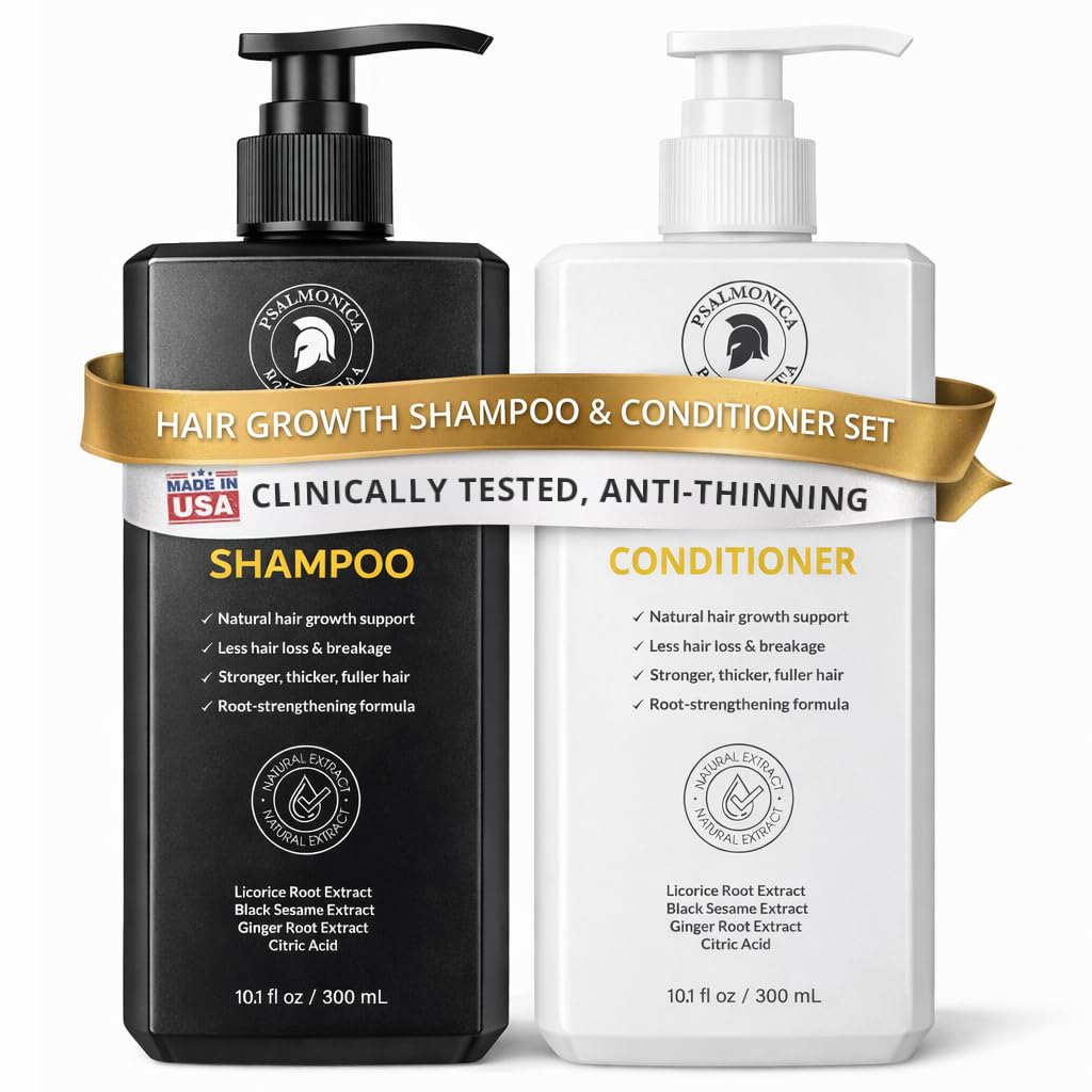 Skiennix Hair Growth Shampoo & Conditioner Set - Sulfate-Free Thickening Formula for Hair Loss & Thinning Hair