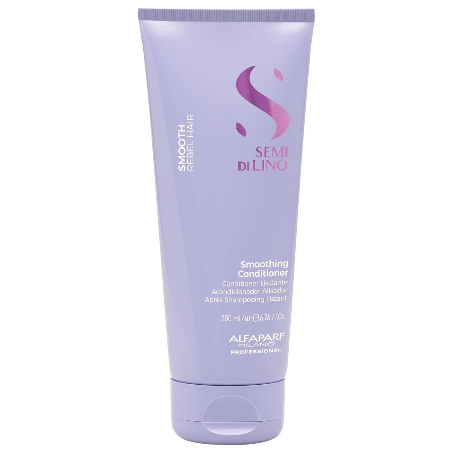 **Alfaparf Milano Semi Di Lino Smooth Conditioner - Anti-Frizz Treatment with Flax Seed for Humidity Control | 8.45 Fl Oz**