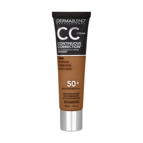 Dermablend CC Cream Foundation - Continuous Correction & Full Coverage | SPF 50+, Oil-Free