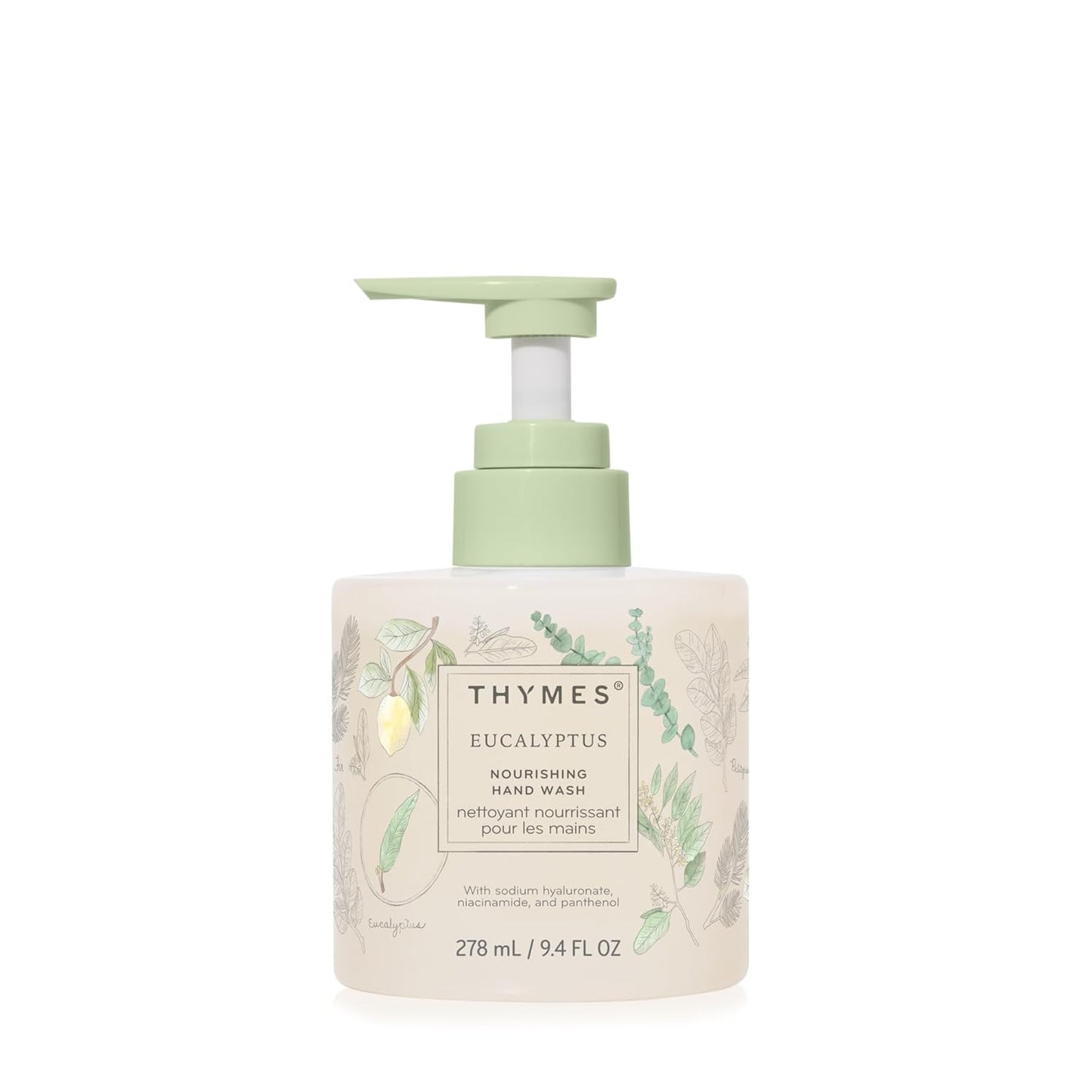 Thymes Nourishing Hand Wash - Eucalyptus & Citrus Liquid Soap for Kitchen or Bathroom | 9.4 fl oz
