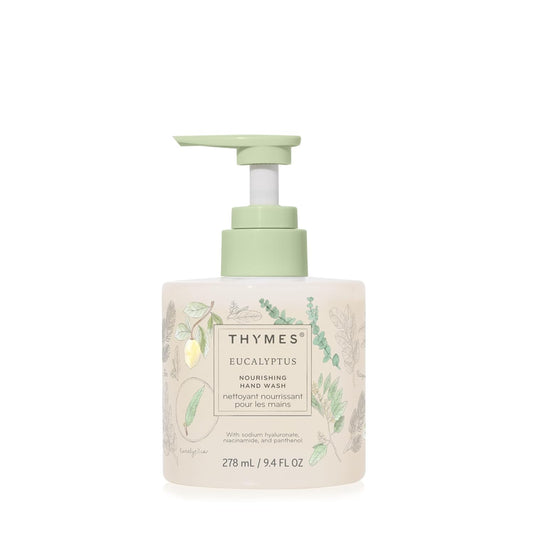 Thymes Nourishing Hand Wash - Eucalyptus & Citrus Liquid Soap for Kitchen or Bathroom | 9.4 fl oz