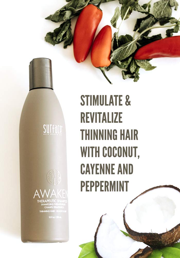 Surface Hair Awaken Therapeutic Shampoo - Natural Formula for Thinning Hair & Healthy Scalp