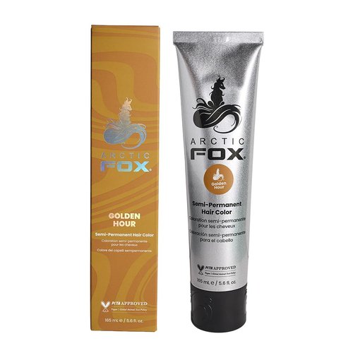 Arctic Fox Semi-Permanent Hair Dye Golden Hour - Vegan, Cruelty-Free, Ammonia-Free - 5.6 fl oz