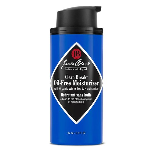 Jack Black Clean Break Oil-Free Moisturizer - Daily Face Lotion for Men, 3.3 Fl. Oz | Lightweight Hydration