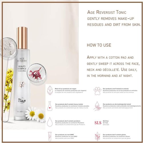 FARMASi Age Reversist Beauty Essence - Gentle Face Wash & Makeup Remover | 3.4 fl. oz / 100 ml