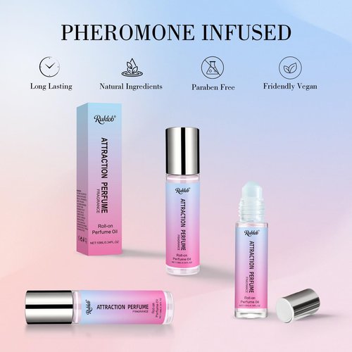 ruklob Pheromones Perfumes for Women,Roll on Perfume,long lasting Perfume Oils for Women,Travel Size-0.34 fl.oz (10mL)