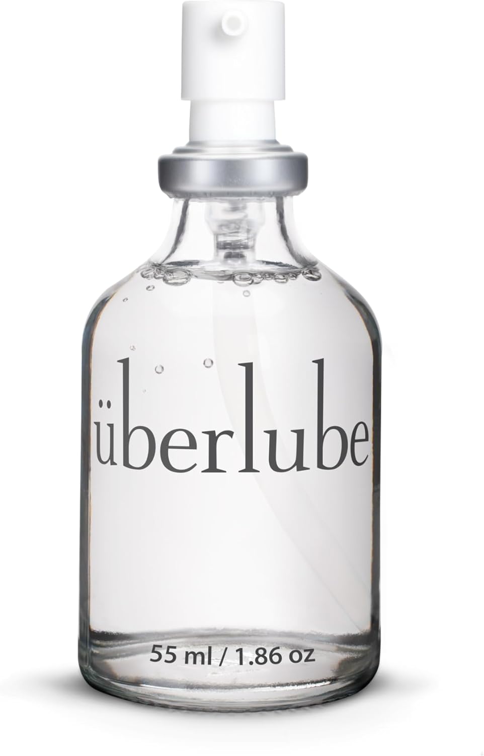 Uberlube Premium Silicone Lube - Unscented, Long-Lasting Personal Lubricant | 1.86 Fl Oz, Waterproof, Ultra Smooth