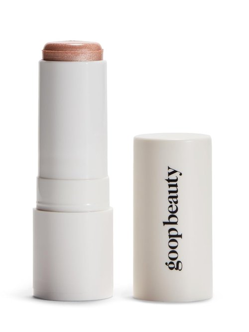 Goop Beauty Glow Skin Highlighter Stick - Multi-Use Pearlescent Highlighter | Aura: Champagne Gold | 0.28 oz
