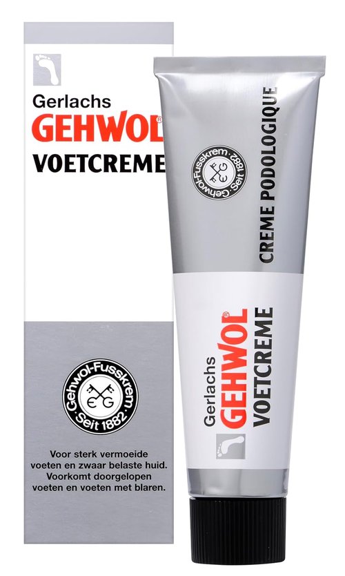GEHWOL Foot Cream - Moisturizing Relief for Dry Feet | 2.6 oz Tube
