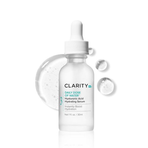 ClarityRx Daily Dose of Water Hyaluronic Acid Serum - Hydrating Anti-Aging Treatment for Dry Skin