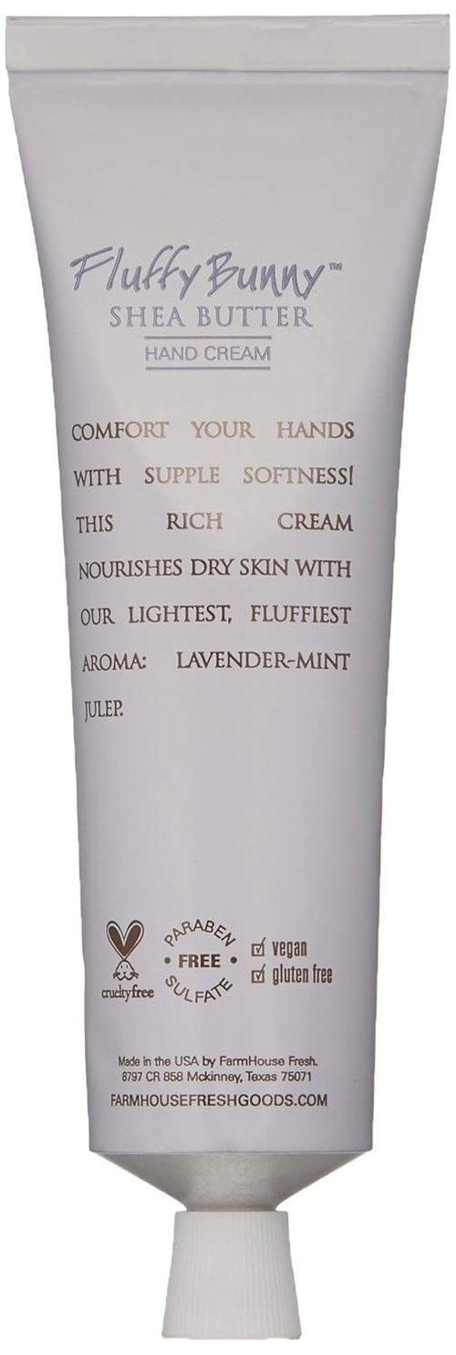 FarmHouse Fresh Fluffy Bunny Hand Cream - Lavender Mint, Nourishing Shea Butter, 2 Fl. Oz.
