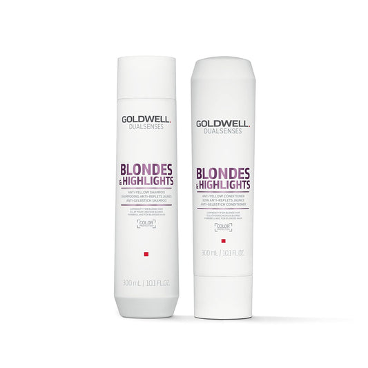 Goldwell Dualsenses Blondes & Highlights Anti-Yellow Shampoo - Brightens & Nourishes Blonde Hair