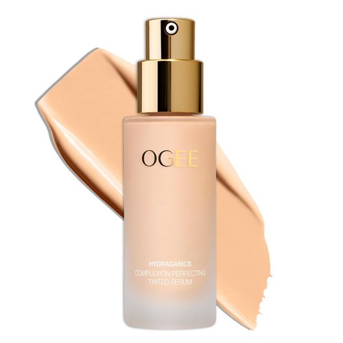 Ogee Complexion Perfecting Liquid Foundation - Lightweight Tinted Moisturizer with Vitamin C & Jojoba Oil | Birch 0.25N - Fair, Neutral Undertones - Certified Organic & Made in USA