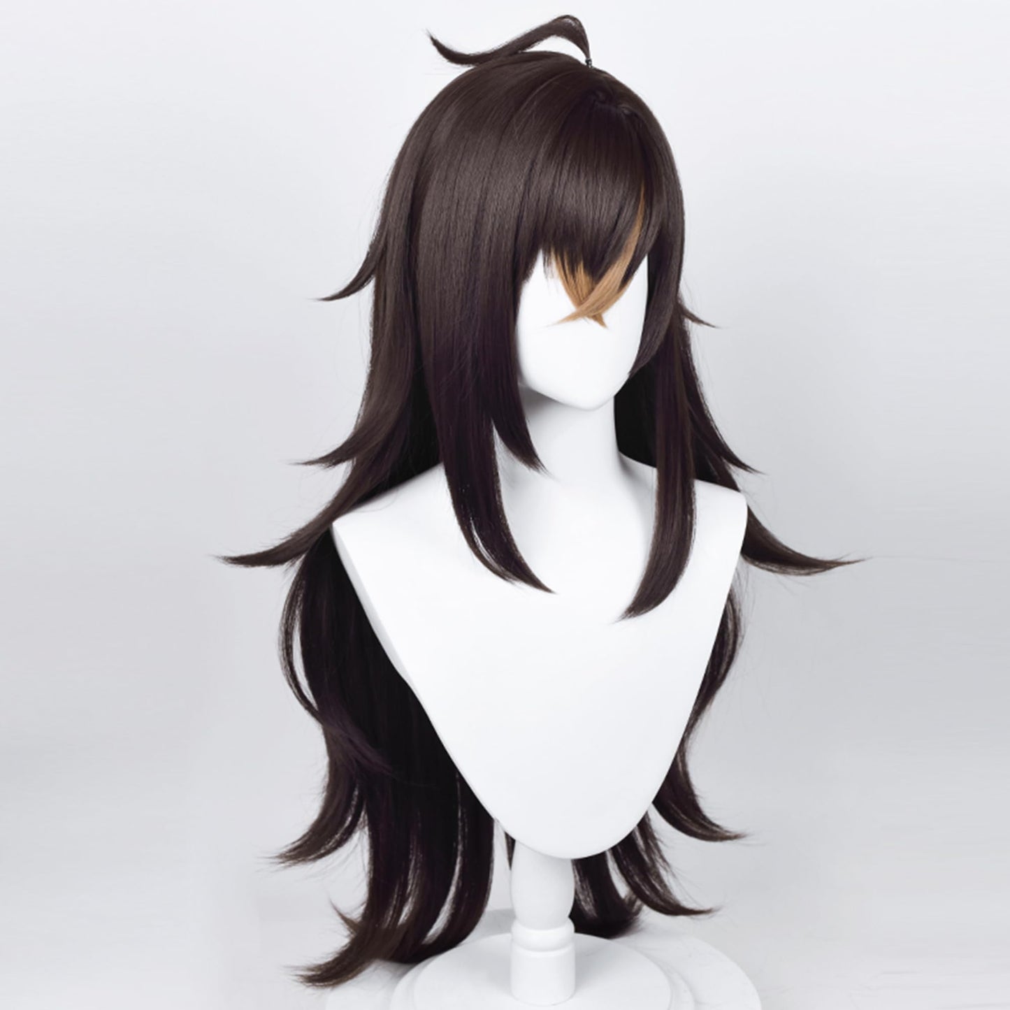 Genshin Impact Cosplay Wig for Dehya Sumeru Anime Wigs With Long Wavy Brown Hair Synthetic Fabric with Free Wig Cap for Comic Con, Cosplay Show, Halloween