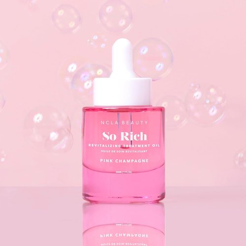 NCLA Beauty So Rich Revitalizing Treatment Oil - Nourishing Cuticle Oil with Vitamin E - Pink Champagne - 1 oz