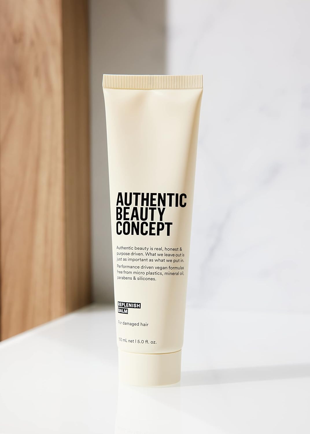 Authentic Beauty Concept Replenish Balm - Replenishing Hair Balm for Damaged Hair | Protects & Strengthens | Vegan & Cruelty-Free | 5 fl. oz