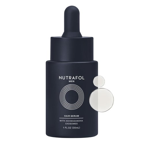 Nutrafol Men's Hair Serum - Clinically Tested for Thicker Hair & Scalp Coverage | Lightweight & Non-Greasy - 30mL