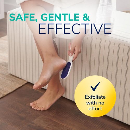 Dr. Scholl's Nano Glass Foot File - Durable Callus Remover & Hygienic Pedicure Tool for Soft, Smooth Feet