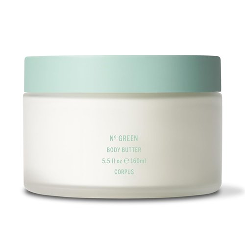 Corpus Green Body Butter - Ultra-Rich Whipped Cream | Luxurious Non-Greasy Hydration with Tremella Mushroom & Vegan Squalane | 160 ml/5.5 oz