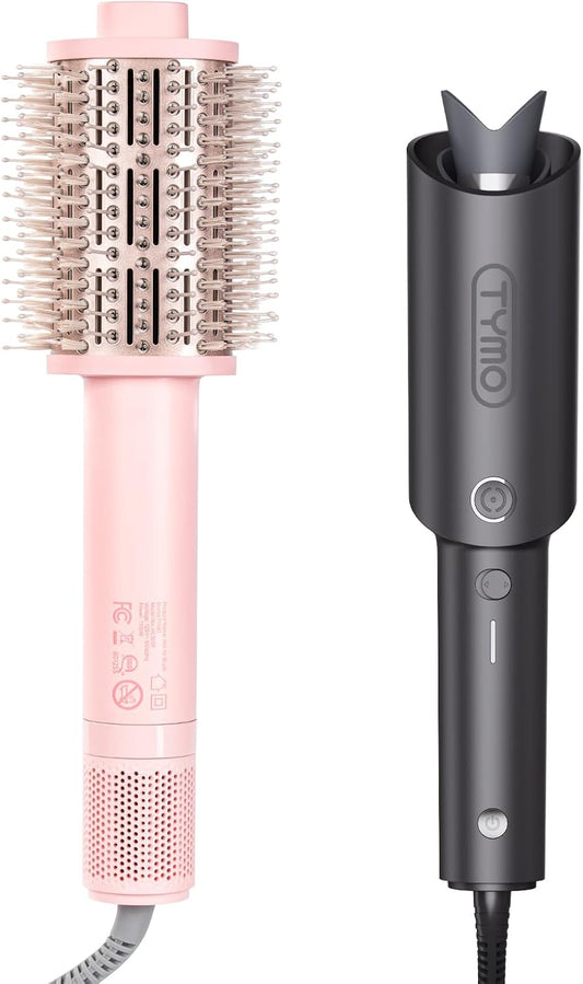 TYMO Hair Dryer Brush - High-Speed Compact Design with Automatic Curling Iron Functionality