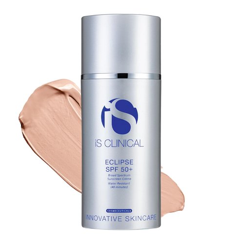 iS CLINICAL Eclipse SPF 50+ Sunscreen - Tinted Zinc Oxide Formula | Ultra Sheer Matte Finish for Face
