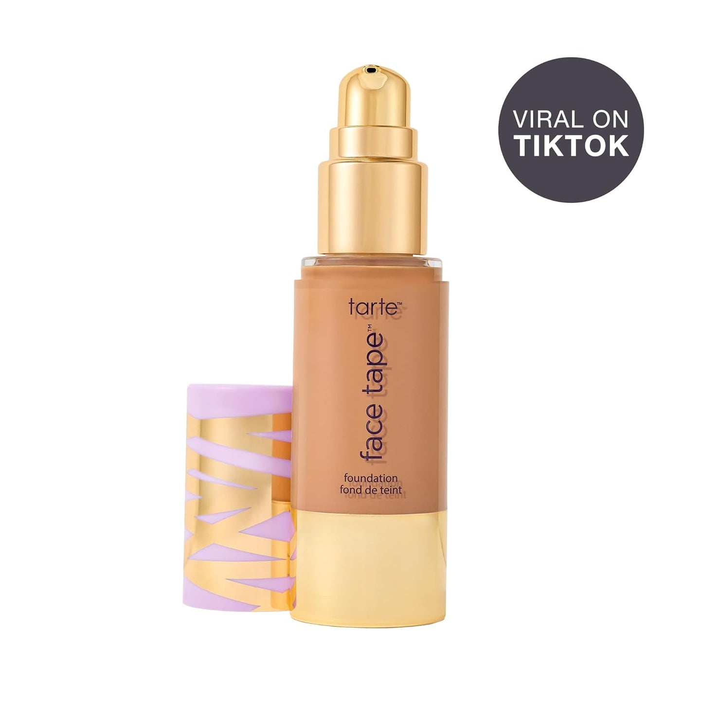 Tarte Face Tape Foundation - Full-Coverage, 12hr Waterproof, Hydrating & Smoothing Natural Matte Finish | Vegan & Cruelty-Free