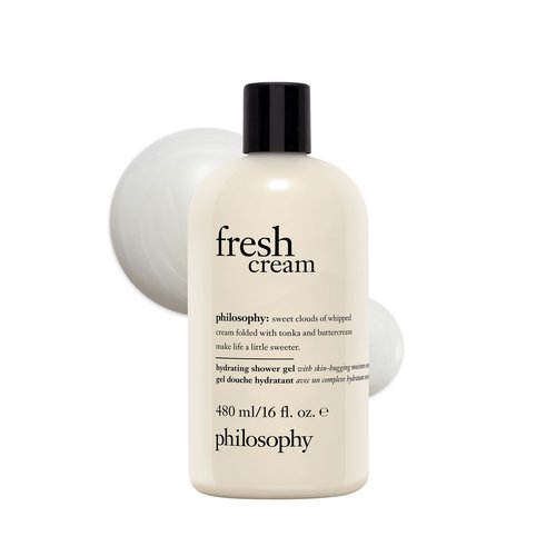 philosophy fresh cream shower gel - with notes of vanilla, whipped cream & tonka bean