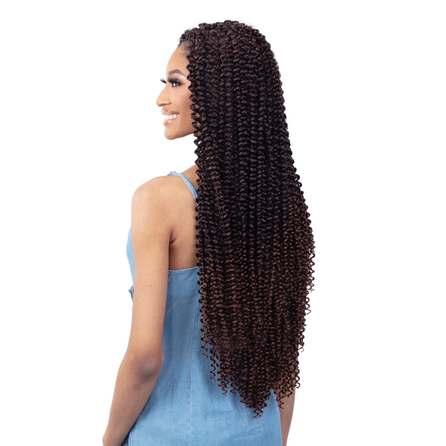 Freetress Synthetic Braid - 3X TAHITI WATER CURL EXTRA LONG (Color:27)