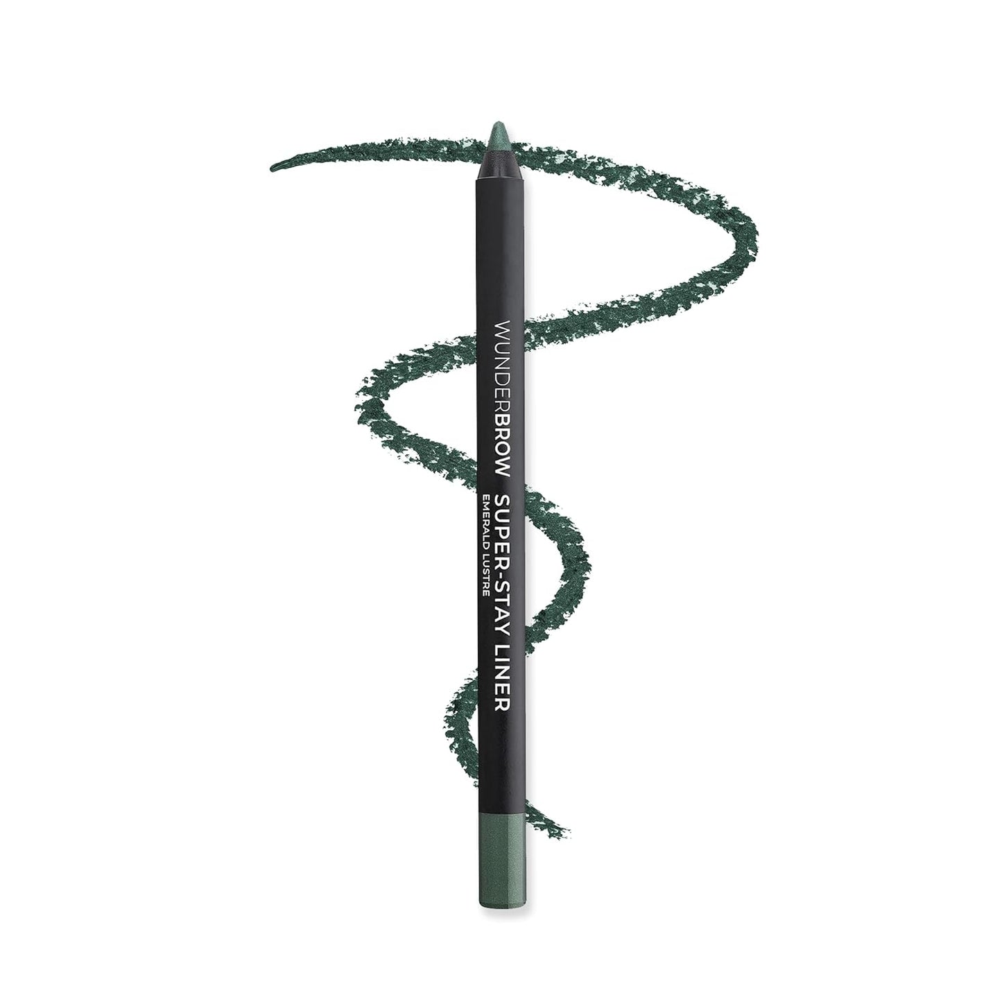 Wunderbrow Super Stay Eyeliner Pencil - Waterproof & Smudge-Proof in Emerald Lustre